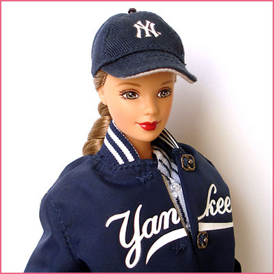 baseball barbie doll